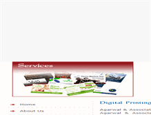 Tablet Screenshot of agarwalassociates.in